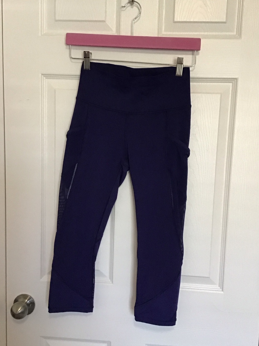 lululemon athletica Deep Purple Mid-Rise Capri Leggings